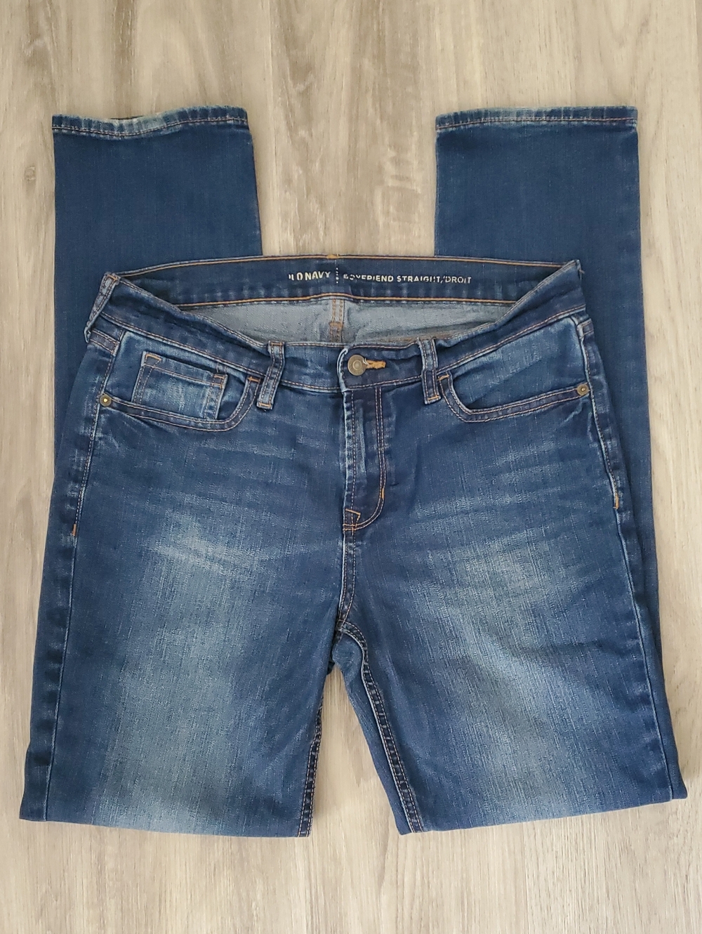 🌟2/$20🌟 Size 8 - Old Navy Women's Boyfriend Straight Leg Blue Jeans